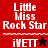 A static image of a Little Miss Rock Star icon with 'iVETT' text and star symbols in red, black, and maroon color schemes.