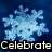 Pixelated holiday-themed icons featuring snowflakes, Santa Claus, Christmas ornaments, and a tree with text overlays.