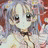A 48x48 pixel buddy icon featuring a split composition with an anime-style character on the left and text elements on the right, displayed as part of a contact sheet.