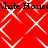 Red background with white diamond lattice pattern and repeated black text "White House" across two horizontal bands.