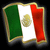 Static pixelated icon of a flag with vertical green, white, and red stripes and central emblem on white stripe.