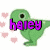 A pixelated green dinosaur with a single eye and pink hearts on white background, followed by text 'and justin will be together forever' in yellow, cyan, pink, and green over black floral patterns.