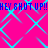Bright pink background with cyan diamond pattern and repeated blue text "HEY SHUT UP!!HEY SHUT UP!!" across top and bottom