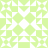A static pixelated pattern composed of light green and white geometric shapes arranged in a repeating grid with diamond and triangular forms.
