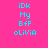 Pixelated text on a bright pink background with yellow rectangular overlays, showing repeated phrases in cyan and light blue.