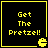 Four identical pixel-art display yellow text and a small icon on black backgrounds with yellow borders