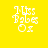 Four pixelated text icons arranged in a , each displaying "Miss Babes Ox" on solid colored backgrounds with no visible animation changes