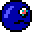 blue circular icons with small colored pixel clusters shifting positions across frames