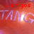 Red text overlays on a blurred orange background with 'TANG' visible, changing across four