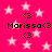 A static image with a bright pink background filled with light pink stars, featuring repeated text and symbols in black.