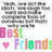 Pixelated image with text and symbols on white and pink backgrounds, featuring multicolored letters and a heart symbol.
