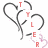 Animated icon with three interlocking heart outlines and red text reading 'TYLER ROCKS MY SOCKS OFF' in