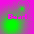 Four identical display 'Bear!' text over a pink-to-green gradient background with green circular light effects