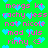 Green background with pink text and blue heart shapes arranged in a repeating pattern.