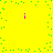 Yellow background with scattered green dots and four pink vertical lines positioned at top-left, top-right, bottom-left, and bottom-right corners.