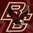 A pixelated red and white icon featuring a stylized, abstract character with flowing lines against a dark red background.