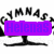A black-and-white gymnastics-themed icon with a stylized gymnast figure, arched text reading "GYMNAST" above, and a purple "Helena" overlay on the left side.