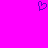 A static pixel art icon of a purple heart shape on a bright pink background.