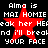 Red star with pixelated white text on black background, repeated in four identical