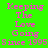 Green and yellow background with pink text reading 'Keeping The Love Going Since 1995' in pixelated font.