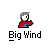 Pixelated character in red and blue outfit with gray hair, shown in multiple poses with speech bubbles containing text like "WHOA," "THAT WUZ," and "SO COOL" against gray background.