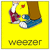 A yellow square icon with a pixelated stick figure wearing blue shoes and brown pants, next to black text reading "chucks love chucks" on white background.