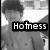 A four- of pixelated images with overlaid text: top-left shows a shirtless person with 'Hotmess', top-right a person in a blue jersey with 'EAGLES!', bottom-left a person with curly hair and 'WHOA', bottom-right empty
