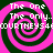 Four identical pink and black spiral patterns with overlaid white text reading "The One The Only... COURTHEYS48" on a solid background.