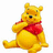 Yellow bear with red scarf sits against white background, text reads "Pooh Bear ...." and "yup Thotzz mii name dint ware it out" on orange field.