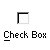 Two pixelated check box icons side-by-side on gray background, one empty and one with black checkmark inside.