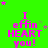 Green background with pink text reading "I effin HEART you!" and scattered pink and purple stars, arranged in a of repeated elements