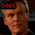 Four- of a man's face with red text overlays on black backgrounds, each showing different text