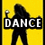 Yellow background with black silhouette of a woman holding a microphone, displaying text changes across frames.