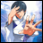 Pixelated image of a person with dark hair in a white shirt making a hand gesture against a blue sky background, next to text reading "Anime IM" and "com" on black.