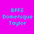 Pixelated text displays 'BFFS' above 'Domenique Taylor' on a bright pink background with green rectangular overlays in different positions.