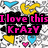 Pixelated image with colorful text phrases over a patterned background of hearts and abstract shapes.