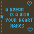 A 4x4 contact sheet of a pixel art animation frame sequence showing repeated text and heart symbols on a dark brown background with blue accents.