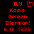 Red pixelated text and symbols on black background, with one frame showing a heart outline above 'ILY' while others show no heart.