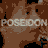 Animated sequence showing a child's face transitioning through color variations and water-like effects with repeated 'POSEIDON' text.