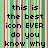 Pixelated text on a striped background with green, red, and white colors.
