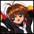 A 48x48 pixel buddy icon featuring a cartoon character with brown hair and large blue eyes on the left, next to text reading "Anime IM" and "CCM" on a black background.