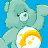 Pixelated Care Bears icon featuring a light green bear with yellow and white chest emblem on blue background, text 'Care Bears' in stylized font, and '83002 TOFC' at bottom right.