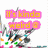 Six of pixelated text in various colors over a blurred background with abstract shapes