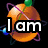 Pixelated orange sphere with green top and purple rings, overlaid with white text reading "I am part of the Birth Guards! (BG)" on black background.