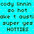 Static pixel art with cyan background and white dots, displaying repeated text phrases in dark green pixelated font.