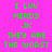 Green pixelated text on bright pink background with white rectangular overlays in specific positions.
