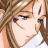 A pixelated anime-style character face on the left side of a contact sheet, with