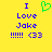 Yellow background with blue text reading "I Love Jake !!!!! <33" and a green pixelated heart symbol above the text.