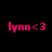 Pixelated pink text 'lynn<3' appears on black background with green rectangular bars in four positions.