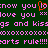 Pixelated text on dark green background with pink and orange elements, including repeated 'love you' phrases and heart symbols.